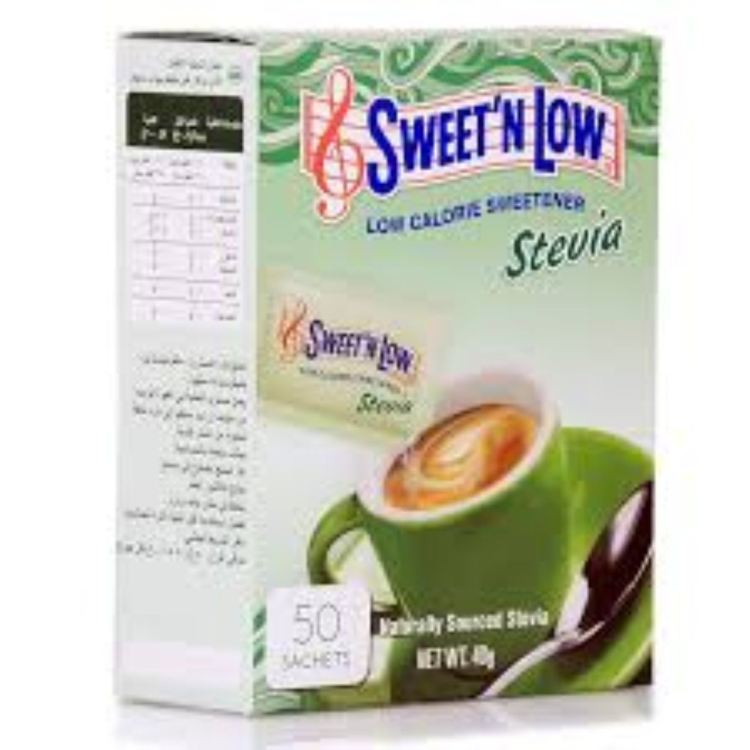 SWEET N LOW STEVIA SACHETS 50'S